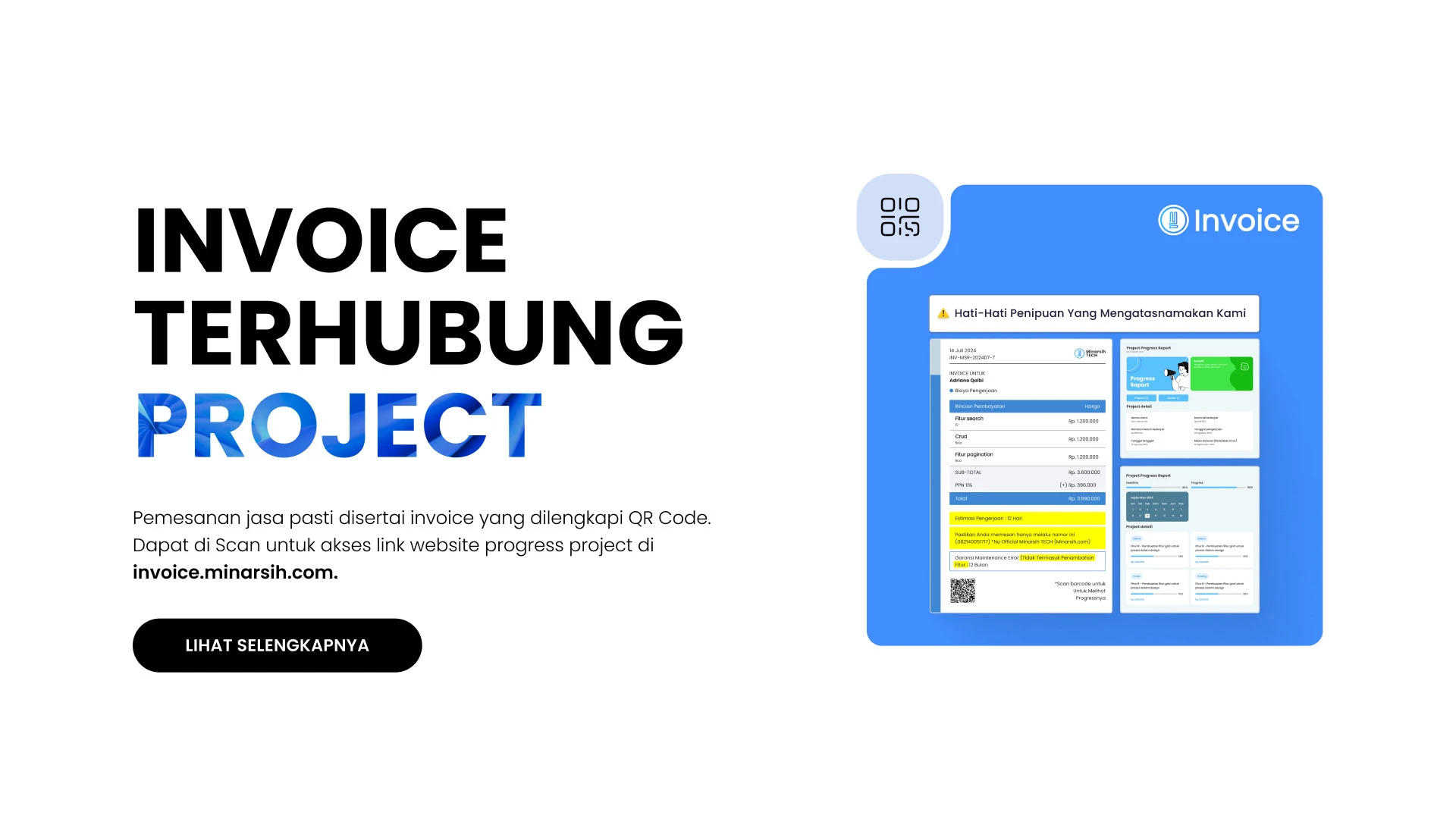 Invoice Minarsih TECH Ada QRCode