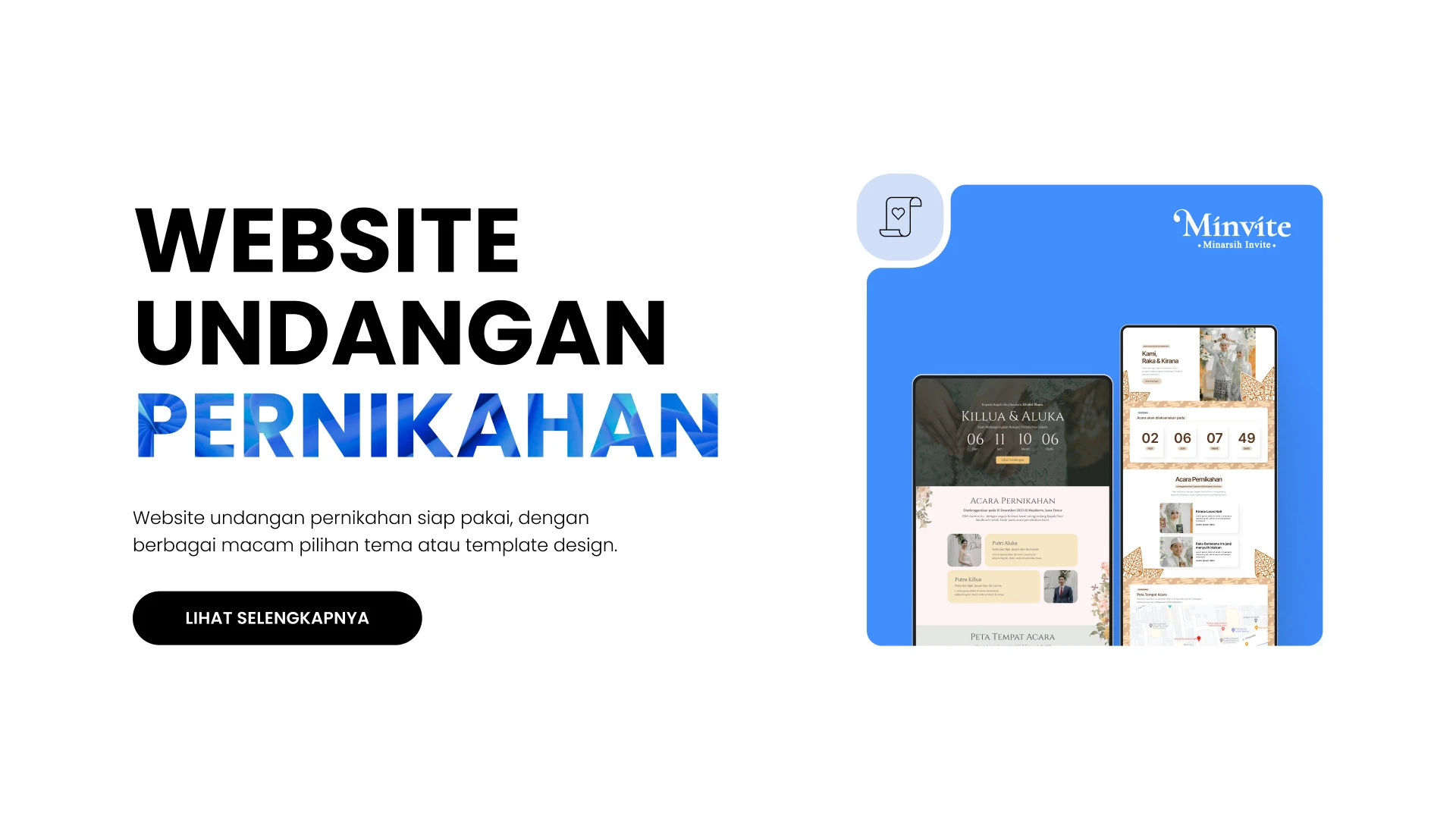Web Undangan Pernikahan - Minvite