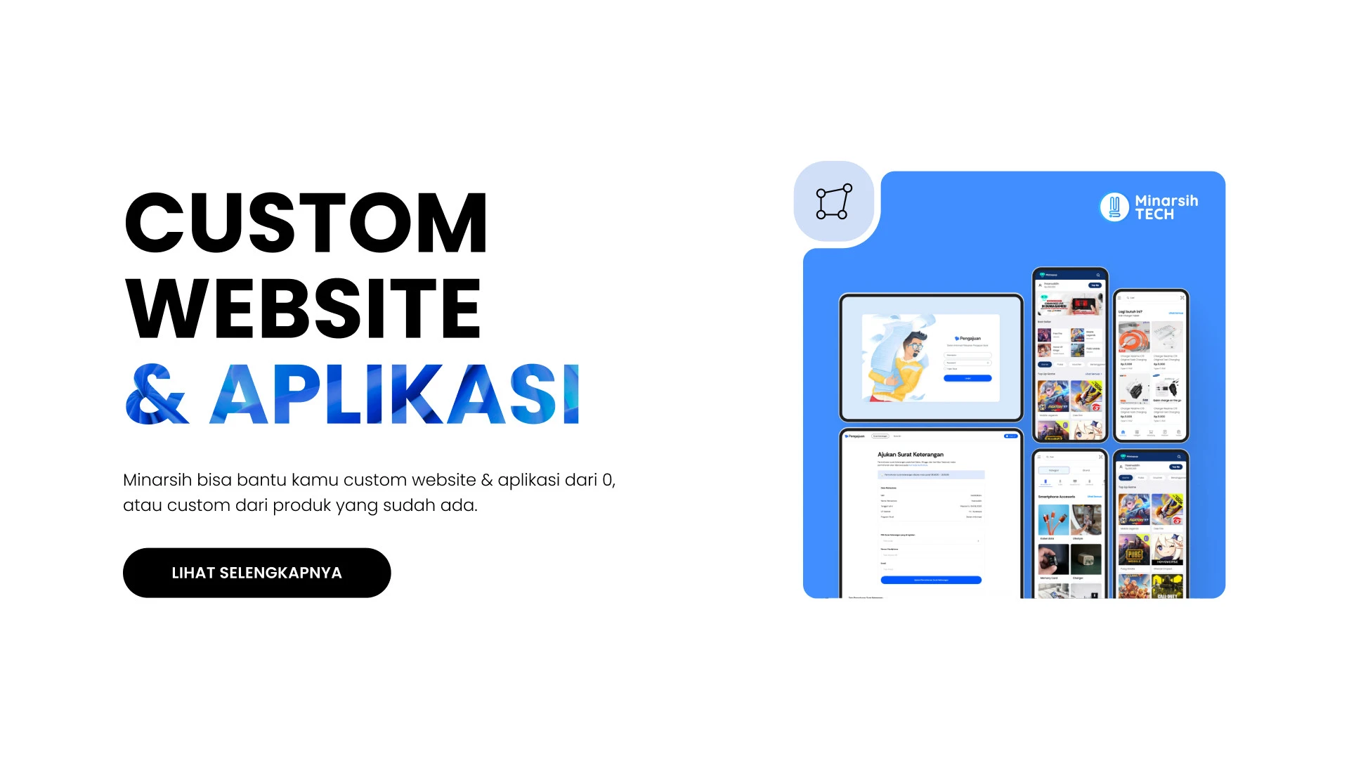 Custom Website & Aplikasi