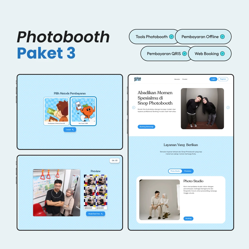 Website Photobooth - Paket 3