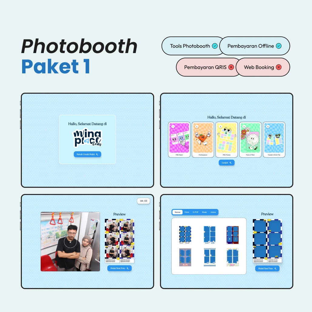 Website Photobooth - Paket 1