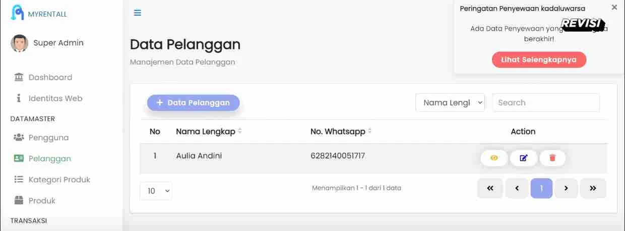 Halaman Pelanggan