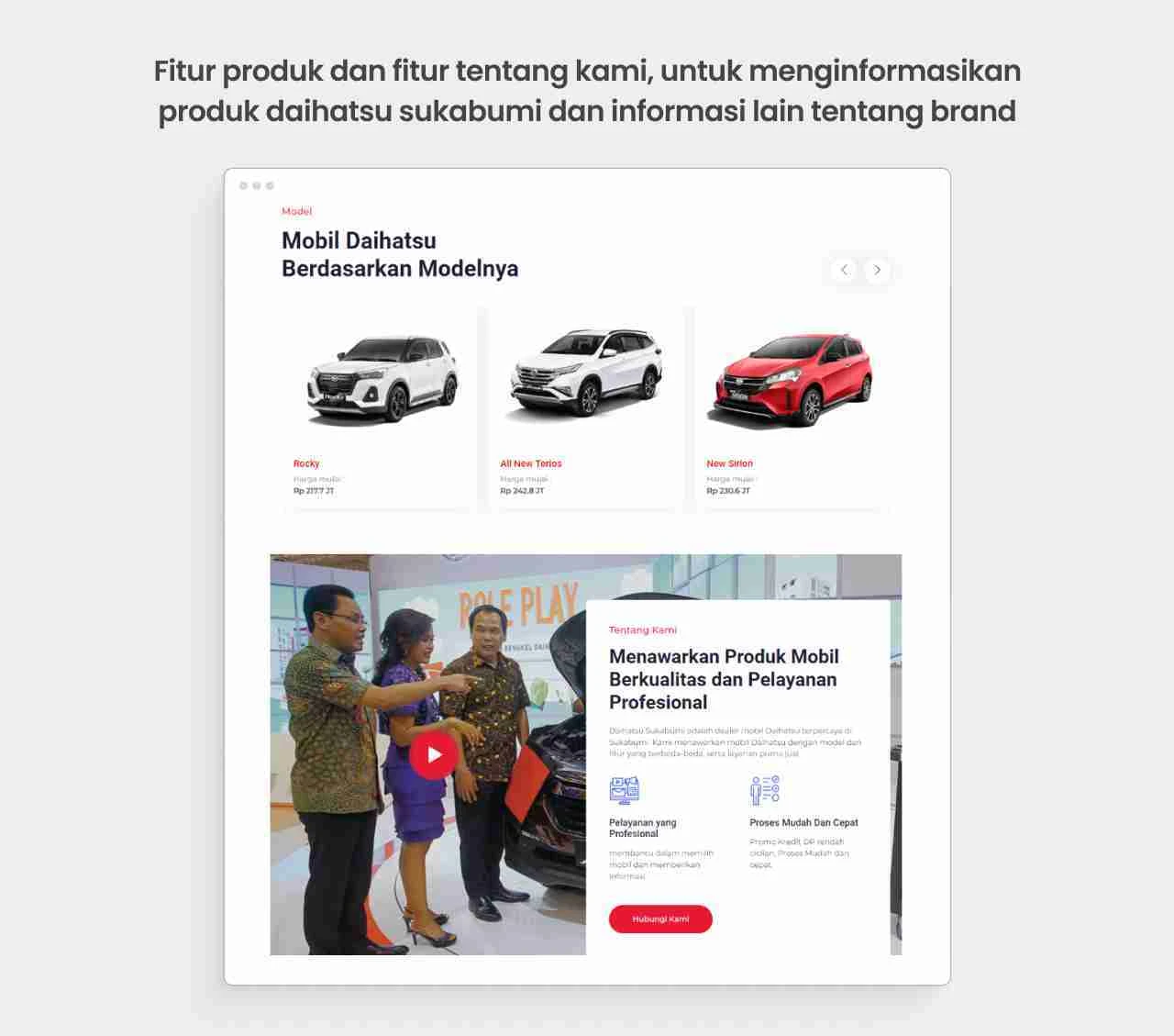 Produk dan Tentang Kami